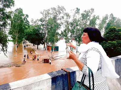 सरकार ने लोगों को बरसात  बाढ़ के पानी से बचाने के लिए पुख्ता इंतजाम किए थे   कैलाशो सैनी
