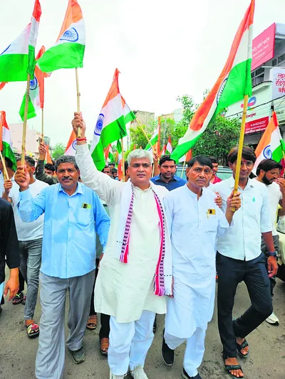 राष्ट्रप्रेम व भाईचारे को बढ़ावा दे रही तिरंगा यात्रा   कटारिया