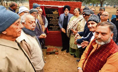 विधायक त्रिखा ने करवाया रोज गार्डन के नवनिर्माण कार्य का शुभारंभ