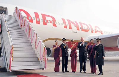 एयर इंडिया का पहला चौड़े आकार का ए350 900 विमान भारत पहुंचा