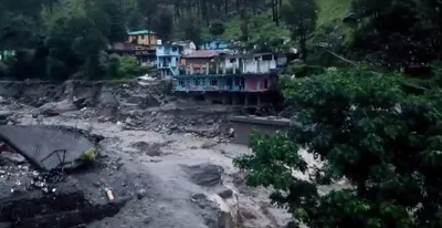 himachal news  रामपुर बुशहर व निरमंड क्षेत्र में बादल फटने से हुई भारी तबाही  दर्जनों लोग लापता