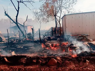 बद‍्दी के ऋ षि अपार्टमेंट के निकट झुग्गियों में आग  2 दर्जन झोंपड़ियां तबाह