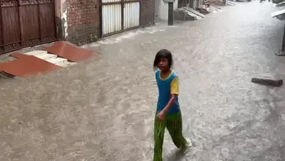 बहादुरगढ़ में मानसून ने दी दस्तक  बारिश से पानी पानी हुआ शहर  जलजमाव की स्थिति