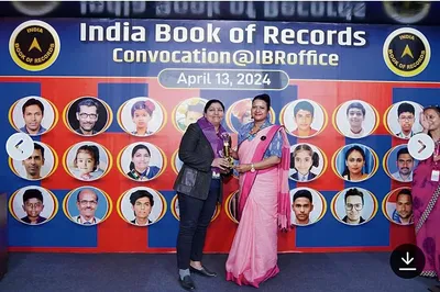 सेक्रेड हार्ट की टीचर रूबी को इंडिया बुक ऑफ रिकॉर्ड्स में मिला स्थान