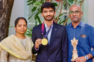 तमिलनाडु सरकार ने शतरंज चैम्पियन गुकेश को दिया 75 लाख नकद पुरस्कार