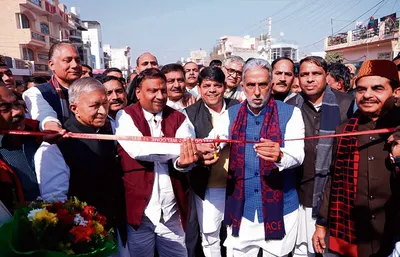 केंद्रीय मंत्री गुर्जर और विधायक मंगला ने जनता को सौंपा रसूलपुर रेलवे ओवर ब्रिज