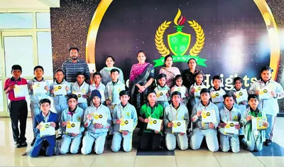 इंडियन हाइट्स स्कूल ने एसओएफ  मैथमेटिक्स में जीते 21 गोल्ड