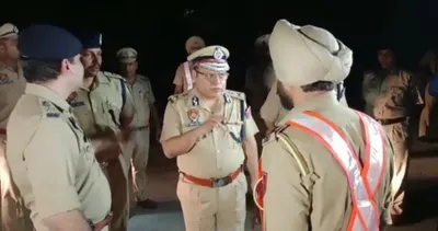 पुलिस  बीएसएफ का पंजाब के पाक सीमा से लगते जिलों में तलाशी अभियान