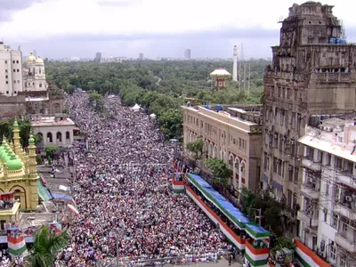 tmc rally  लोकसभा चुनावों के बाद कोलकाता में तृणमूल कांग्रेस का शक्ति प्रदर्शन