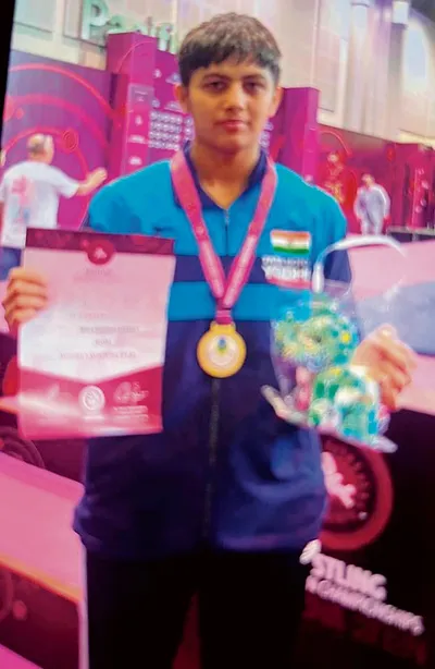 इंडस स्कूल मिर्चपुर की गरिमा ने बैंकॉक में जीता कुश्ती का स्वर्ण