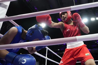paris olympics  मुक्केबाज प्रीति पवार वियतनाम की किम आन्ह को हराकर प्री क्वार्टर फाइनल में