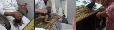 अस्पताल में बंदर से खेल रहीं थीं नर्स  वीडियो वायरल हुई तो की गईं निलंबित