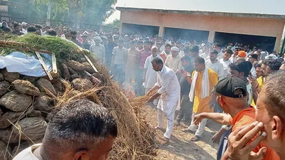 बसपा नेता नरेंद्र राणा का निधन  पैतृक गांव ददलाना में हुआ अंतिम संस्कार