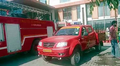 राजपुरा होटल में लगी आग  फायर ब्रिगेड ने तीन घंटे में पाया काबू