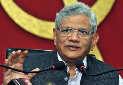 sitaram yechury passes away  माकपा के वरिष्ठ नेता सीताराम येचुरी का निधन