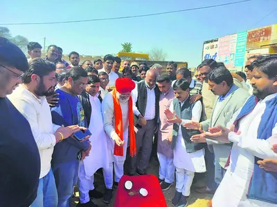 विधायक नापा ने किया सड़क निर्माण कार्य का शुभारंभ