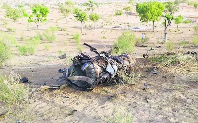 राजस्थान में मिग 21 क्रैश  पायलट सुरक्षित