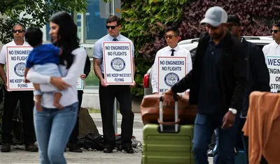 कनाडा में कर्मचारी संघ की हड़ताल से ‘वेस्टजेट  की 407 उड़ानें रद्द