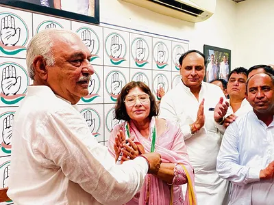 दो बार की सांसद कैलाशो सैनी भाजपा छोड़ कांग्रेस के साथ
