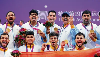 एशियाड कबड्डी में पुरुष और महिला टीम ने जीता स्वर्ण