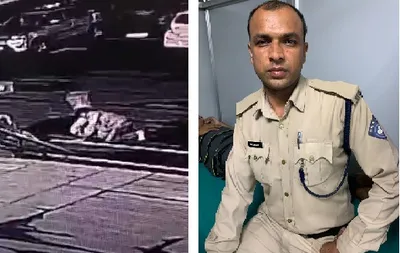 video  पीजीआई में सुरक्षा गार्ड पर हमला  चंडीगढ़ पुलिस कर्मचारी पर लगे आरोप