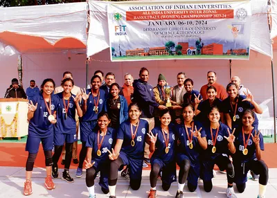 मद्रास विश्वविद्यालय की लड़कियों ने जीता खिताब
