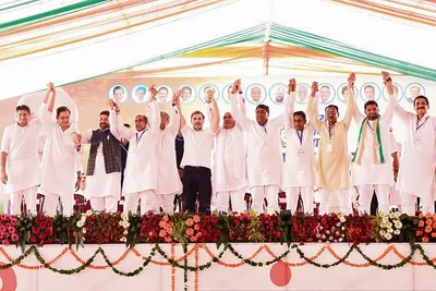 क्लीन स्वीप करने जा रही कांग्रेस   राहुल