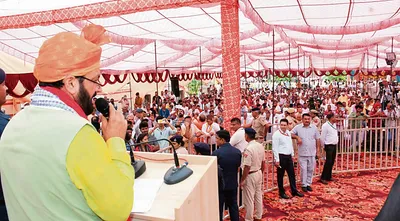 हिसार मेट्रोपॉलिटन डेवेलपमेंट अथॉरिटी में अग्रोहा शामिल   नायब सिंह सैनी