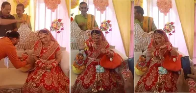 video  हल्द्वानी की हर्षिका बनीं ‘मीरा   कान्हा से रचाई शादी