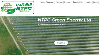 ntpc green energy ipo  एनटीपीसी ग्रीन का आईपीओ 19 नवंबर को  मूल्य दायरा 102 से 108 रुपये प्रति शेयर