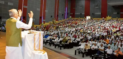 भावी पीढ़ियों के अच्छे स्वास्थ्य के लिये प्राकृतिक खेती अपनाएं   आचार्य देवव्रत