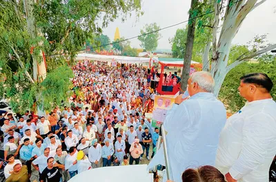 लाडवा से मेवा सिंह को विधायक आप बना दो  मंत्री मैं बना दूंगा