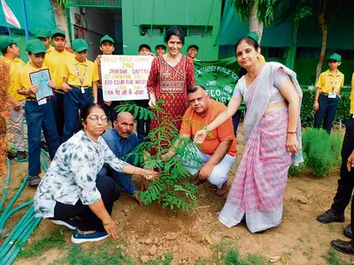 डीएवी स्कूल में  ‘एक पेड़ मां के नाम’ अभियान शुरु