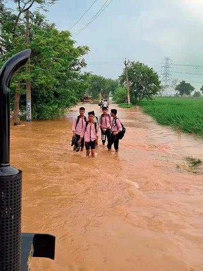 मारकंडा नदी के पानी से एक हजार एकड़ फसल तबाह