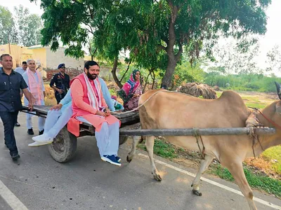 निडानी पहुंचे मुख्यमंत्री  शहीद इंस्पेक्टर कुलदीप को दी श्रद्धांजलि