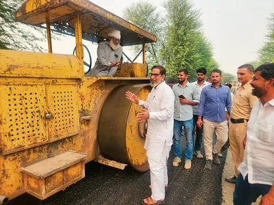 विधायक आफताब की मेहनत रंग लाई  नूंह से कोटला मोहम्मदपुर सड़क कार्य शुरू