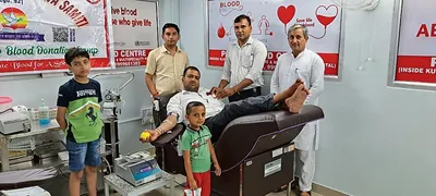 सर्व समाज कल्याण सेवा समिति ने लगाया रक्तदान शिविर
