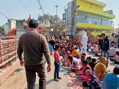 पिहोवा में सरस्वती महोत्सव की धूम  कई जगह लगे भंडारे