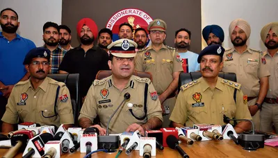 पंजाब पुलिस ने 48 किलोग्राम हेरोइन  21 लाख नकद बरामद किये  3 गिरफ्तार