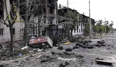 रूस का पूर्वी यूक्रेन के शहर पर कब्जे का दावा