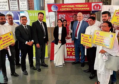 अम्बाला में तंबाकू मुक्त अभियान शुरु