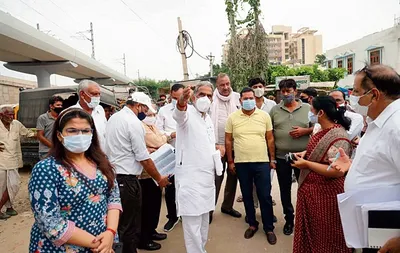 तिरंगा थीम पर तैयार होगा बड़खल चौक से बाईपास रोड   गुर्जर