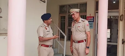 एसपी वरुण सिंगला ने किया शाहाबाद पुलिस स्टेशन का निरीक्षण