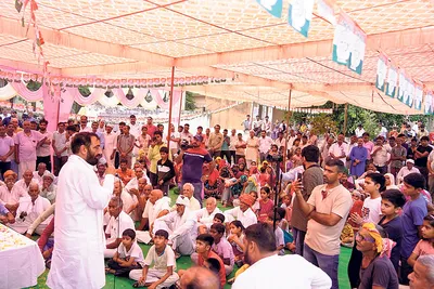 भाजपा ने किसानों के साथ किया धोखा  कांग्रेस सच्ची हितैषी   राव दान सिंह