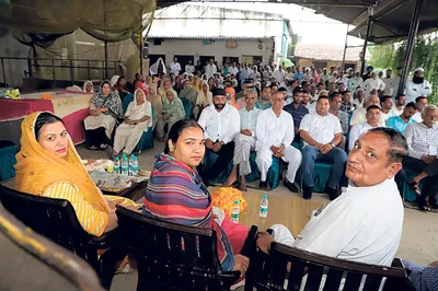 चुनाव प्रचार के दौरान जगह जगह रेनू बाला का जोरदार स्वागत