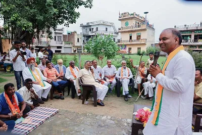 भाजपा प्रत्याशी सुभाष कलसाना ने चलाया जनसंपर्क अभियान