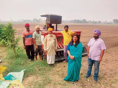 पराली प्रबंधों का लिया जायजा